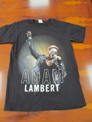 Adam Lambert Official T - Shirt Tour 2017 Size S (c27) (ga184339)