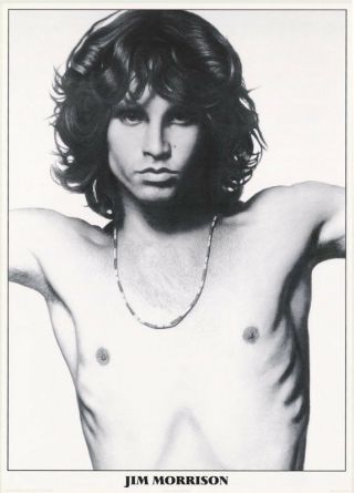 Poster:music: Doors - Jim Morrison - Bare Chest - Pr3059 Lw4 Q