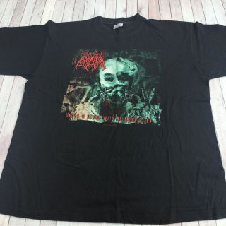 Anata 2004 Metal Band Tour T Shirt Size Xl Under A Stone With No Inscription