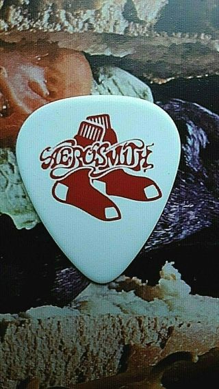 Aerosmith Joe Perry 2010 Fenway Park Guitar Pick