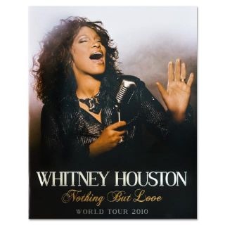 Whitney Houston Nothing But Love 2010 World Tour Programme Memorabilla