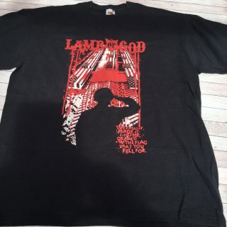 Lamb Of God 2005 Metal Band Tour T Shirt Size L Black
