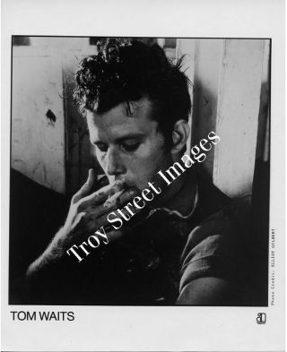 8x10 Promo Photo 2 Of Singer/songwriter Tom Waits,  Late 1970s