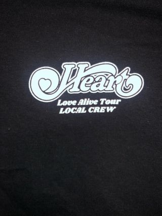 Joan Jett Heart Love Alive Tour Local Crew Shirt And Guitar Picks