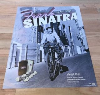 Frank Sinatra Rare Ltd Ed Bikng In Hollywood Promo Only Poster Nos
