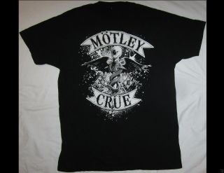 Motley Crue 2010 Black T - Shirt