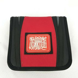 No Doubt Music Cd Storage Case Wallet Red Holds 24 Discs Rare Gwen Stefani