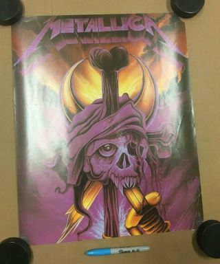 Metallica - Pushead - Poster - 1988 - Zorlac - Pirate -.  And Justice For All