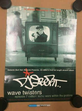 Dj Q Bert - Wave Twisters - Promo Poster - Invisibl Skratch Piklz - (1 Of 2)