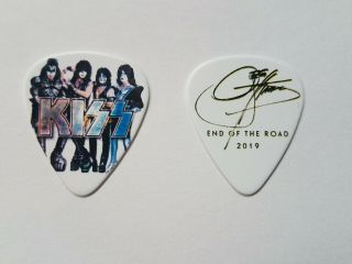 2019 End Of The Road Kiss Photo Gene Simmons Concert Guitar Pick