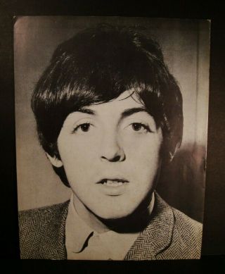 1965 Paul McCartney 8 page photo album - vintage piece 5