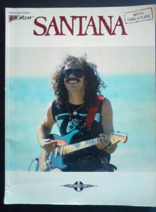 Santana Play It Like It Is With Guitar Tablature Cherry Lane 1988 Oye Como Va