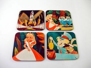 Alice In Wonderland Great Drinks Coaster Set