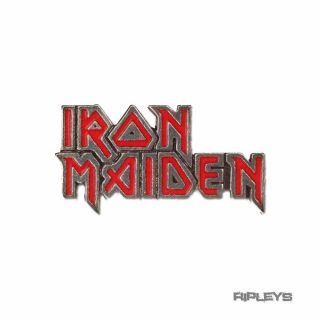 Official Alchemy Iron Maiden Pewter Pin Badge Eddie Metal Logo Gift