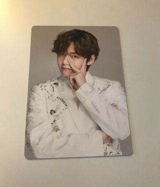 Bts V 5/8 World Tour Speak Yourself The Final Official Mini Photo Card