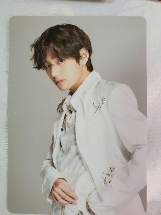 Bts V 6/8 World Tour Speak Yourself The Final Official Mini Photo Card