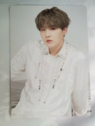 Bts Suga 2/8 World Tour Speak Yourself The Final Official Mini Photo Card