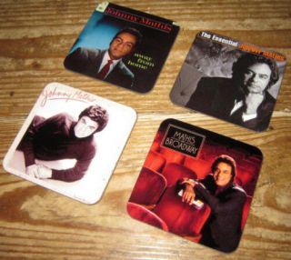 Johnny Mathis Album Cover Coaster Set