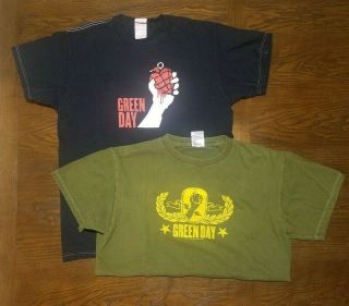 Green Day American Idiot Vintage Tour Shirts (2004) - - Men 