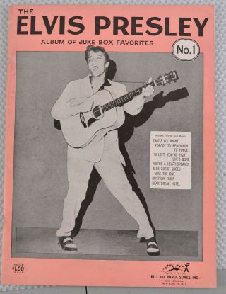 Orig 1956 The Elvis Presley Album Of Juke Box Favorites No.  1 Hill & Range Pub