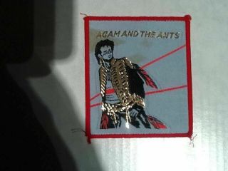 Adam And The Ants Vintage 1980s Woven Patch