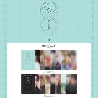 Up10tion - The Moment Of Illusion Moment Ver.  Illusion Ver.  Photo Card