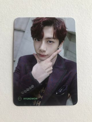Monsta X Hyungwon The Connect Photocard Photo Card Shootout