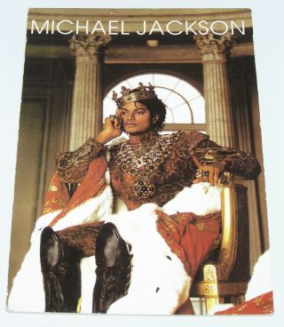 Michael Jackson King Vintage Postcard Mini - Poster 6x4 Inches