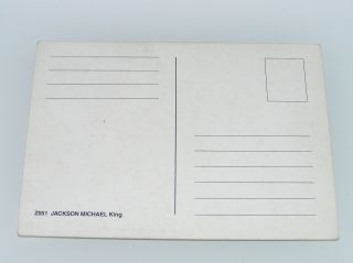 MICHAEL JACKSON King Vintage postcard MINI - POSTER 6x4 inches 2