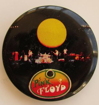 Pink Floyd On Stage Large Vintage Metal Pin Badge From The 1970s Animals