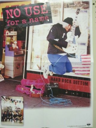 No Use For A Name Fat Wreck Chords Records Promo Poster Old Stock