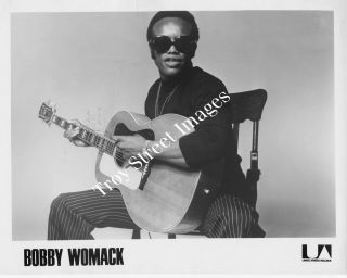 Orig Promo Photo - R&b/soul/rock Singer/guitarist Bobby Womack,  Early/mid 1970s