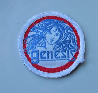 Genesis Hippy Girl Vintage Sew On Patch From The 1980 