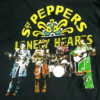 The Beatles Sgt.  Peppers T - Shirt Double Sided Graphics Men 