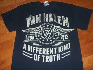 Van Halen " A Different Kind Of Truth " 2012 Us Tour Shirt Adult Small