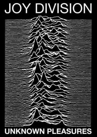 Joy Division Unknown Pleasures Large 24 X 36 Post Punk Ian Curtis Music Poster