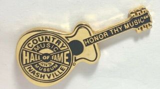 Country Music Hall Of Fame & Museum - Nashville,  Tn - - Honor Thy Music,  Banjo Logo Pin