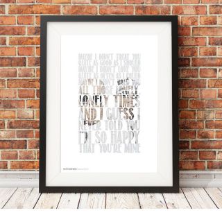 The Pet Shop Boys ❤ Always On My Mind ❤ Love Song Lyric Poster Art Print 74