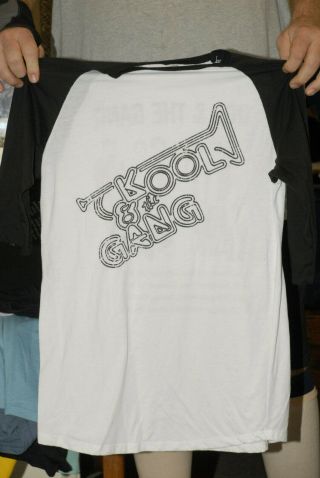 Kool & The Gang 3/4 Jersey Sleeve T Shirt Funk Soul R&b Re Union 4 Show Tour