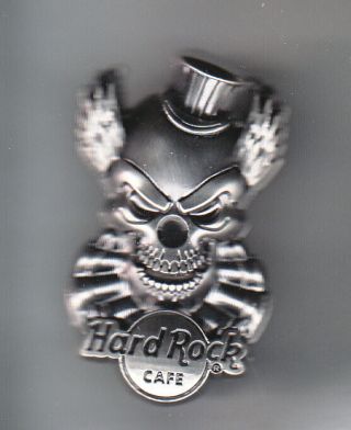 Hard Rock Cafe Pin: Online 3d Silver Skull 11 Le100
