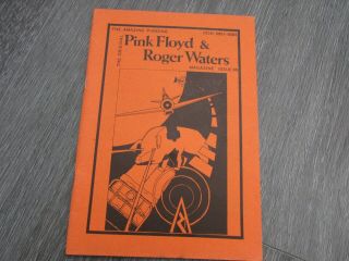 Pink Floyd & Roger Waters Fanzine The Pudding Issue No 38 August 1989