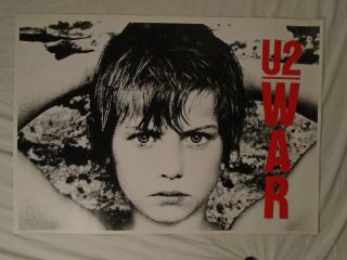 U2 1983 Poster War British Commercial Bono The Edge
