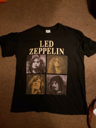 Very Rare Led Zeppelin T - Shirt Xl Vintage Retro
