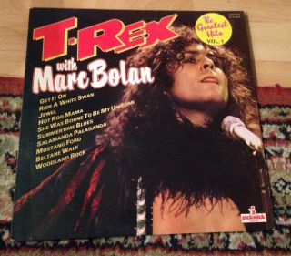 T Rex With Marc Bolan The Greatest Hits Vol.  1 Album Lp Shm 953 A1/b1 Exc