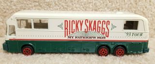 Vintage 1993 Road Champs Diecast Eagle Coach Country Tour Bus Ricky Skaggs