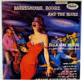 Ella Mae Morse - Barrelhouse Boogie & The Blues - Big Dave & His Orchestra - Lp