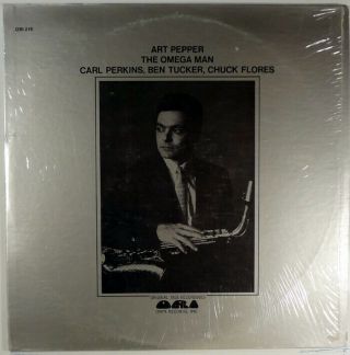 Art Pepper - The Omega Man - Carl Perkins Chuck Flores Ben Tucker - Lp.