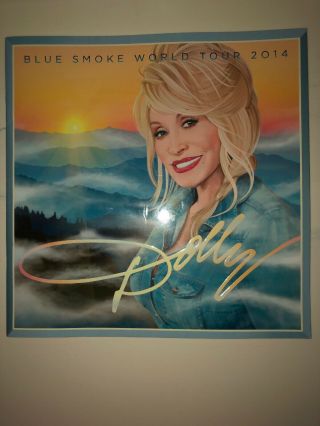 Dolly Parton Blue Smoke World Tour 2014 Souvenier Program