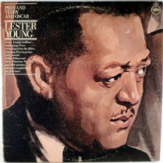 Lester Young - Pres And Teddy And Oscar - Jo Jones Barney Kessel Ray Brown - 2 Lp