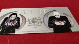 A Perfect Circle Vip Only Laminated Commemorative Ticket Eat The Elephant Rare